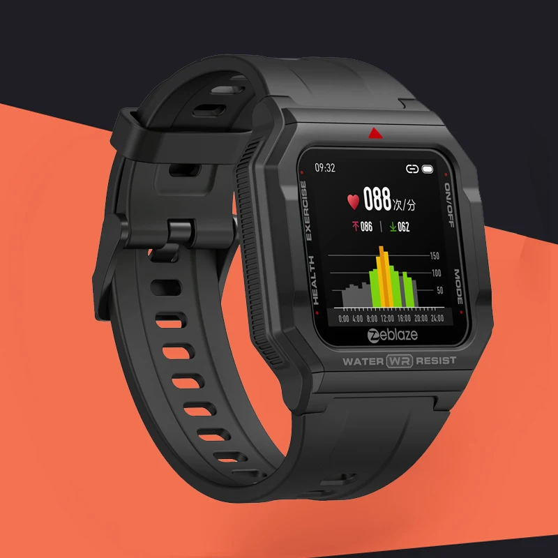 

Zeblaze Ares smart watch smartwatch men's bracelet fitness watches activity fitness tracker for men women heart rate monitor