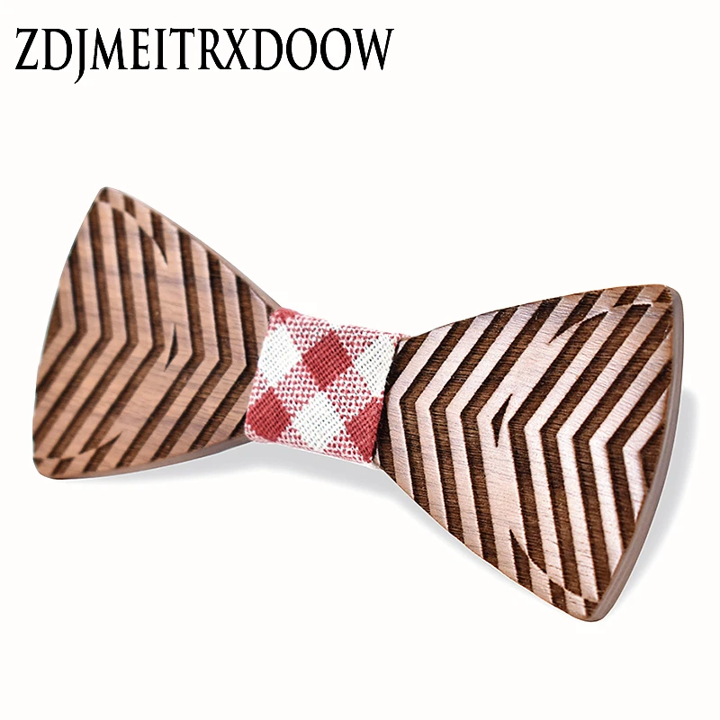 Vision деревянные бабочки Галстуки для мужских свадебных костюмов деревянный