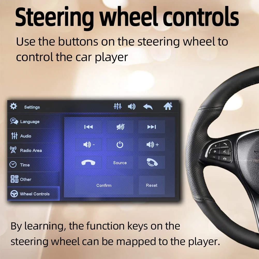 

SWM Car Radio Multimedia Video Player 7 inch Retractable Display GPS Navigation Bluetooth USB TF Card AUX Input Auto Stereo