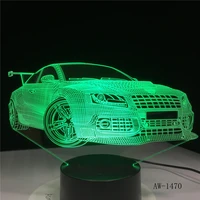 super car touch table lamp 7 colors changing desk lamp 3d lamp novelty led night lights forfriends kids birthday gift aw 1470