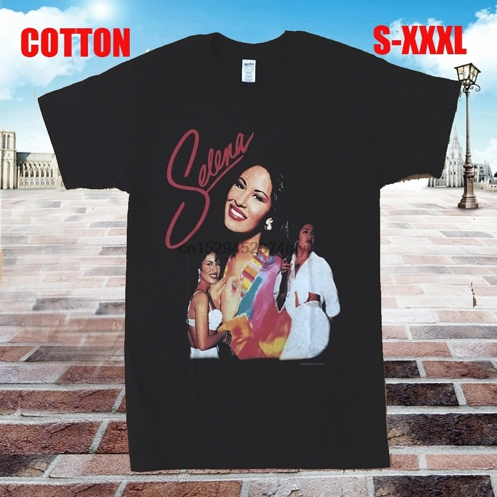 Мужская Винтажная Футболка Selena 90s Como La Flor |