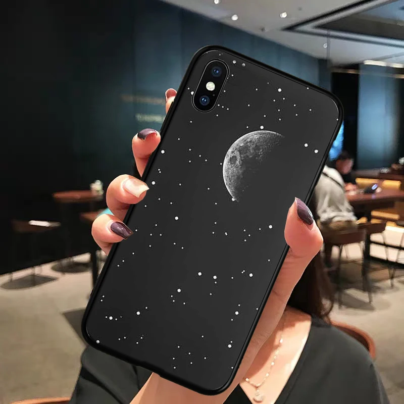 04A Космонавт земля черный чехол для телефона для iphone 6 7 8 6s 6 s Plus чехол для Funda iphone X XR XS Max 5 5S se 11 Pro Max чехол - Цвет: 04A