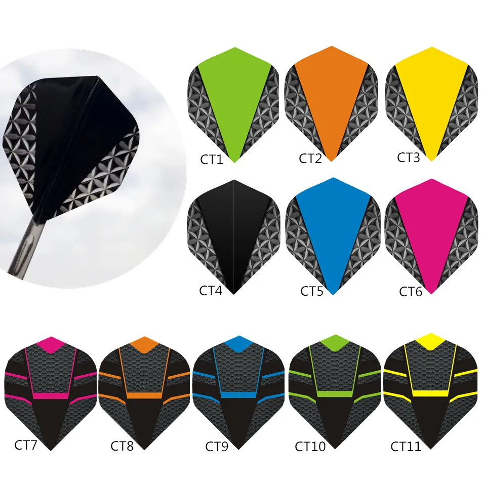 

Professional steel tip darts competition grade darts accessories transparent stability strong dart tail soft tip darts 6 pieces