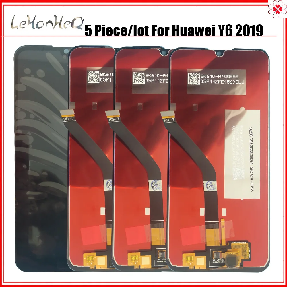 

Оригинальный ЖК-дисплей для Huawei Y6 2019 / Y6 Prime 2019 MRD-LX1f, 5 шт./лот, сенсорный экран, дигитайзер в сборе