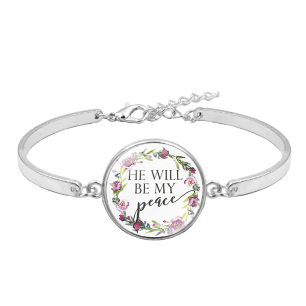 1 шт. Модные женские браслеты с текстами и сюжетами из Библии изображением Иисуса