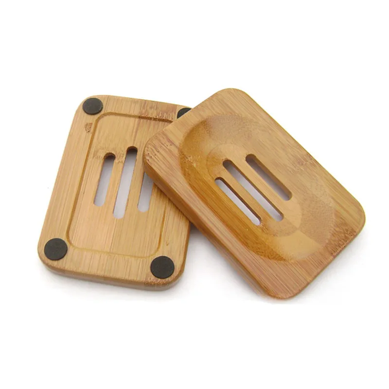 1 шт. Высококачественная бамбуковая мыльница натуральное деревянное мыло поднос