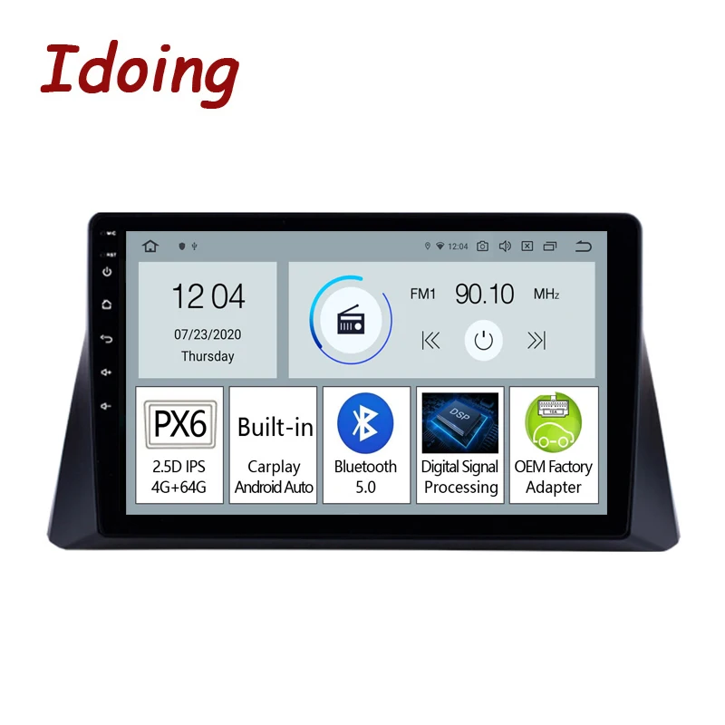 

Idoing10.2"PX6 Android Car Radio Player GPS Navigation For Honda Accord Crosstour 1 2009-2015 Carplay Auto Bluetooth Head Unit