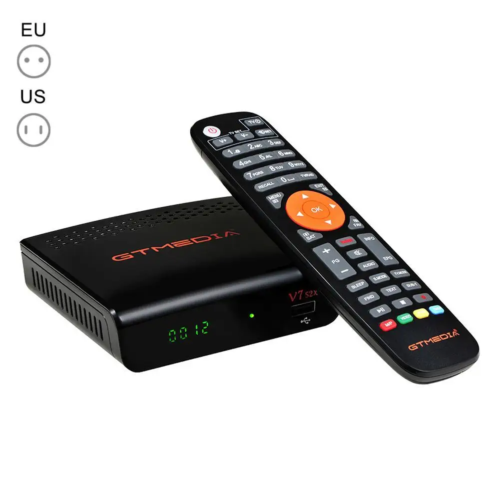 

New Gtmedia V7 S2x DVB-S2 Satellite Receiver With Usb V7s HD Digital Receptor Upgrade Gtmedia Wifi V7s2x No App Freesat E0L7