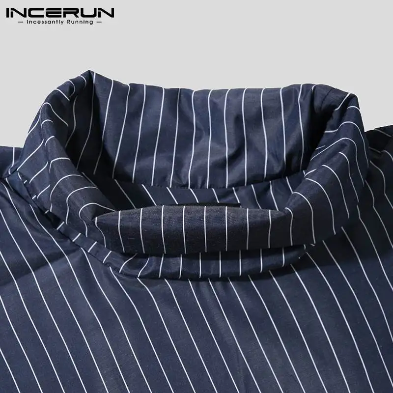 2023 Модные мужские топы в американском стиле полоску Повседневная Уличная одежда