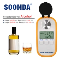 2 in 1 autorefractometer 080vol alcoholmeter for alcohol concentration refractometer hydrometer for wine making spirits tester