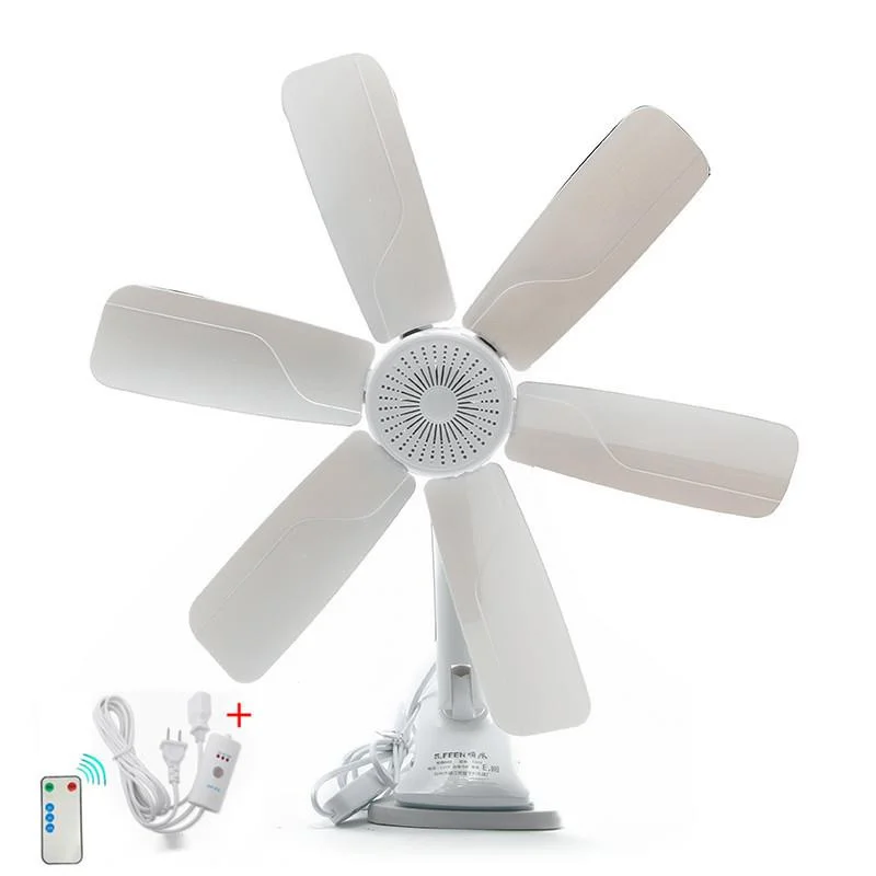 

Bedside Fan Air Cooling 220V Clip Fan Ceiling For Student In Dormitory Desktop Electric Timed Fan Household With Remote Control