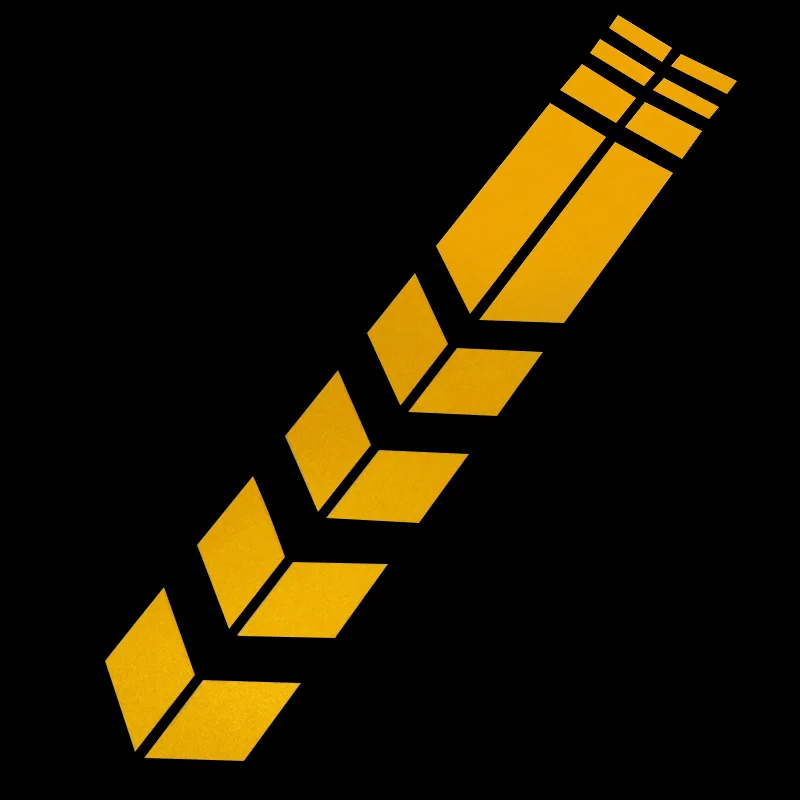 Светоотражающие стикеры для мотоциклов Водонепроницаемая предупреждающая