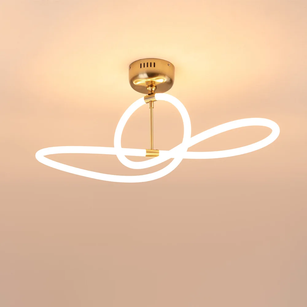 

Современный светодиодный потолочный светильник в скандинавском стиле, светодиодная лампа для столовой, гостиной, спальни