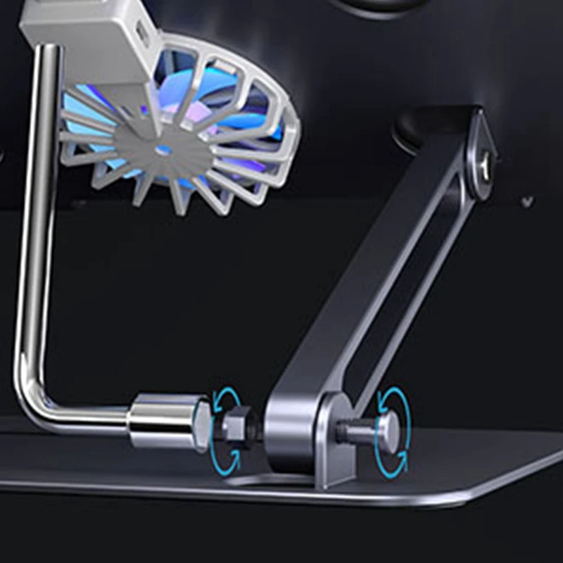 Laptop Cooling Stand Foldable Notebook Holde Adjustable Lifting Fan Double-Layer for 12-17 Inch Laptops | Автомобили и мотоциклы