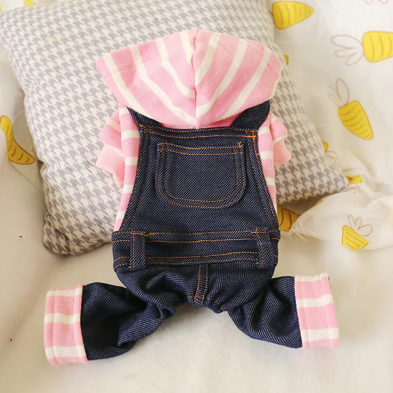 Теплая одежда для собак на осень и зиму зимний комбинезон с четырьмя ногами