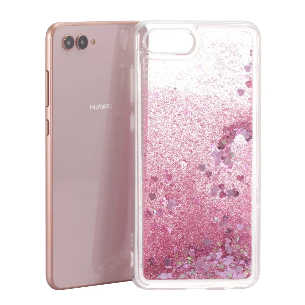 Динамический Жидкий чехол для Huawei honor 10 lite зыбучий песок задняя крышка P smart 2019 nova 3i
