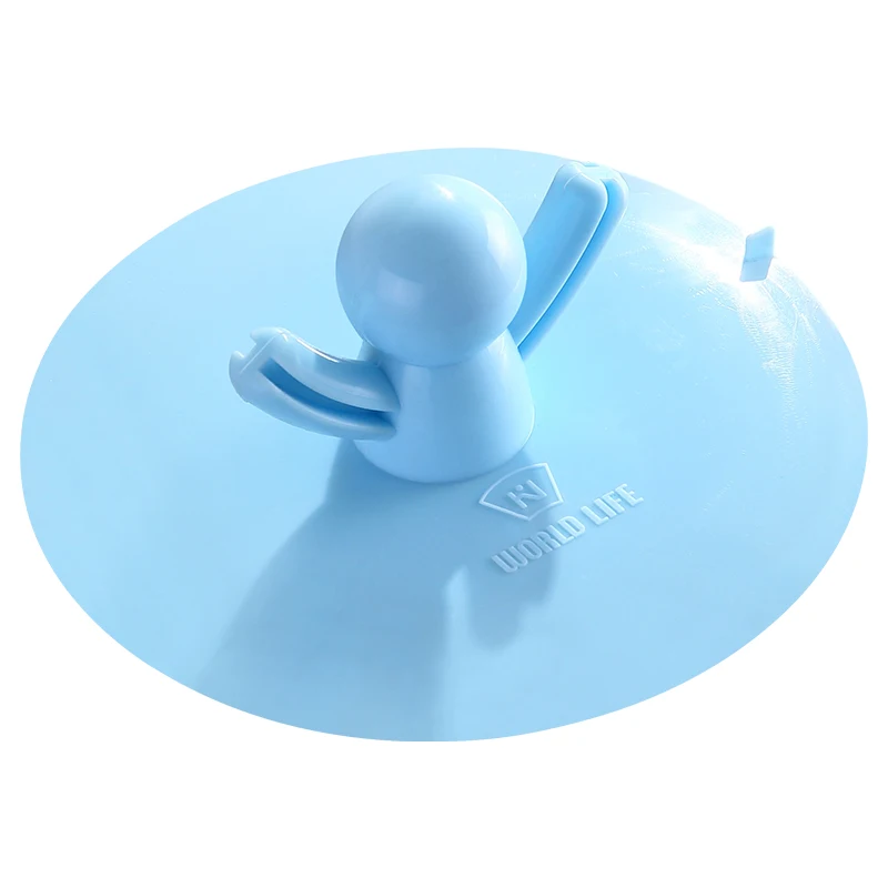 

Large Diameter Cute Silicone Floor Drain Cover Sink Plug Sewer Bathroom Toilet Deodorant Anti-Clogging Kitchen Accessory