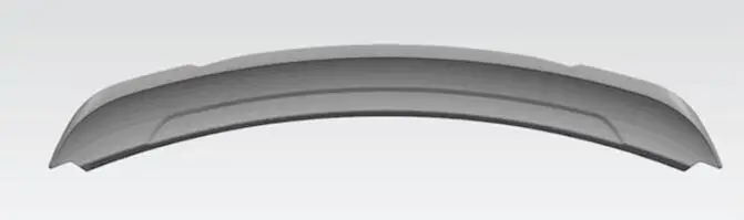 Высокое качество углеродного волокна/ABS задний багажник спойлер крыло подходит