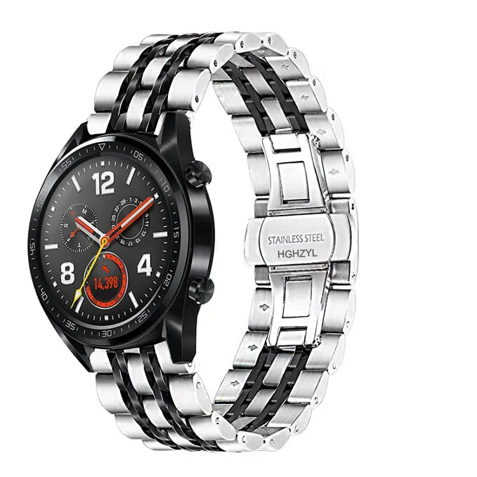 Металлический браслет из нержавеющей стали для оригинальной Xiaomi Huami Amazfit GTR 47 мм Stratos 2 2 S/Amazfit pace умные часы с ремнем