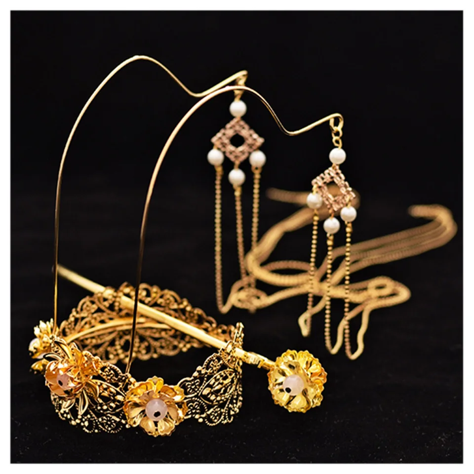 Китайский традиционный старинный кисточкой Корона свадебные диадемы Красивая