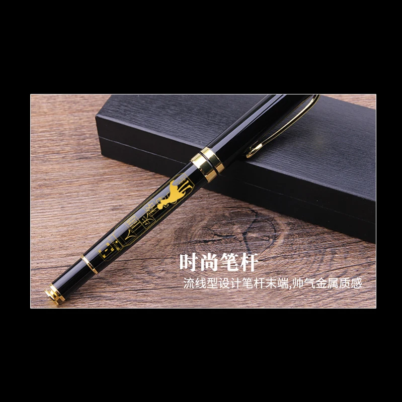 

Bungou Stray Dogs Gel pen Osamu Dazai Nakahara Chuuya Student Metal Stationery Cosplay Ballpoint Pen Roller Pen Sign pen Gift