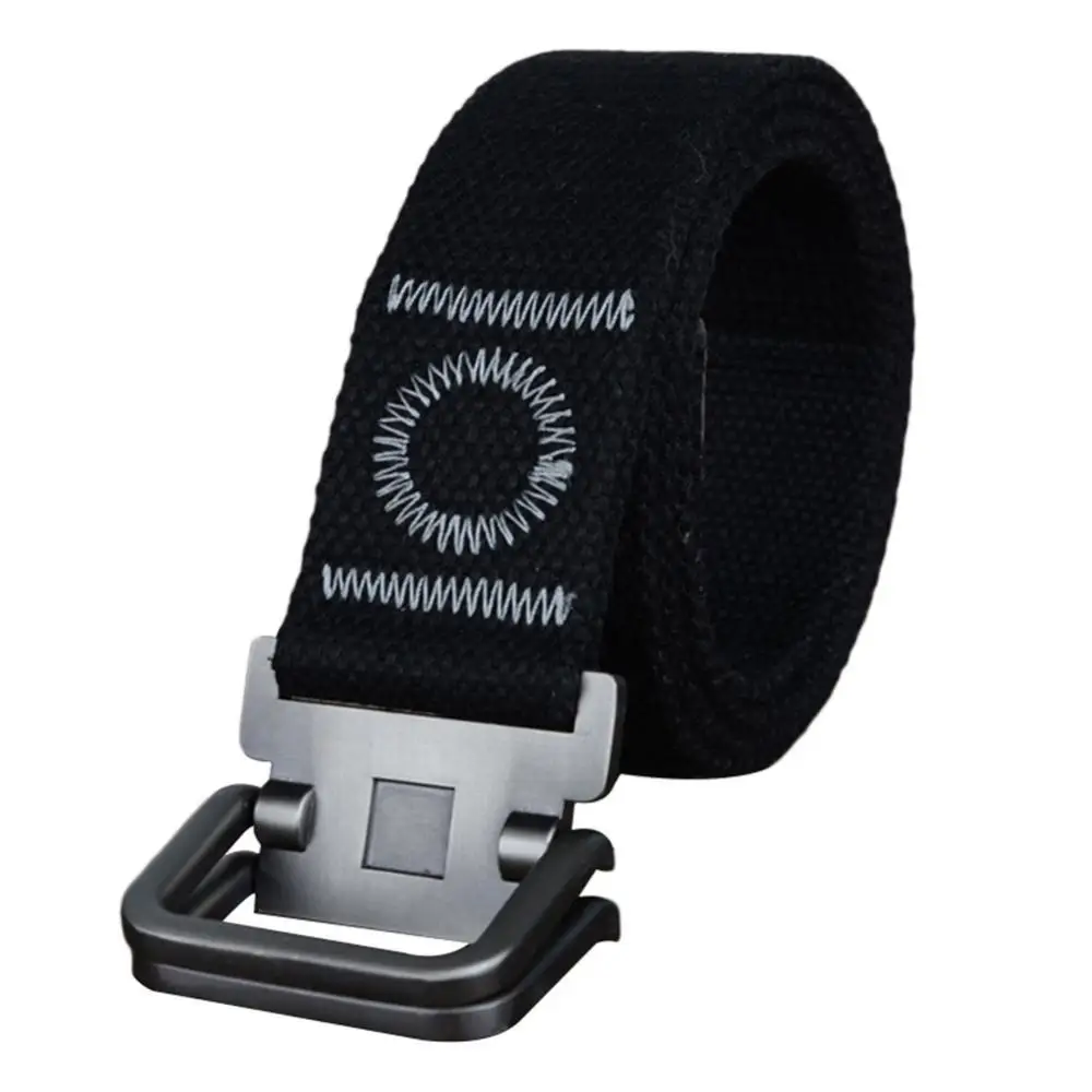 

Hot Sales 47inch 3.8cm Fashion Men's Canvas Belt Casual Wrist Strap Waistband Xmas Gift