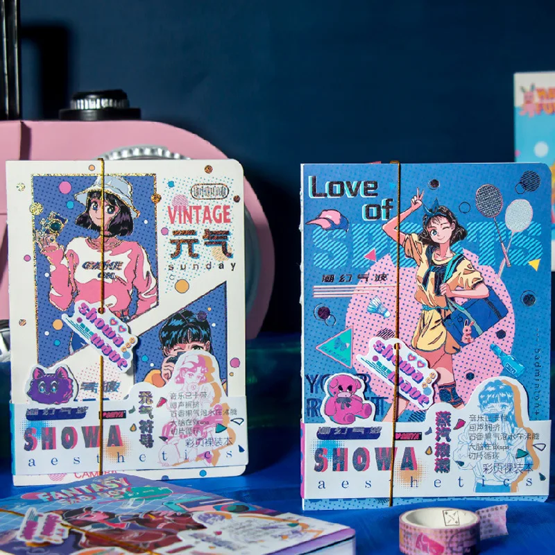 Блокнот планировщик B6 на 164 листов винтажный цветной блокнот с внутренними