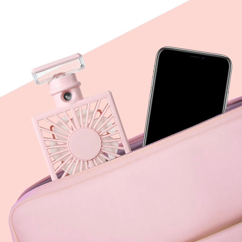 Ручной вентилятор с 2 переключателями для женщин подходит офиса и