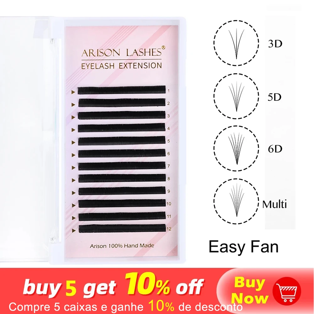 Легкие объемные ресницы наращивание ресниц автоматическое цветение быстрое