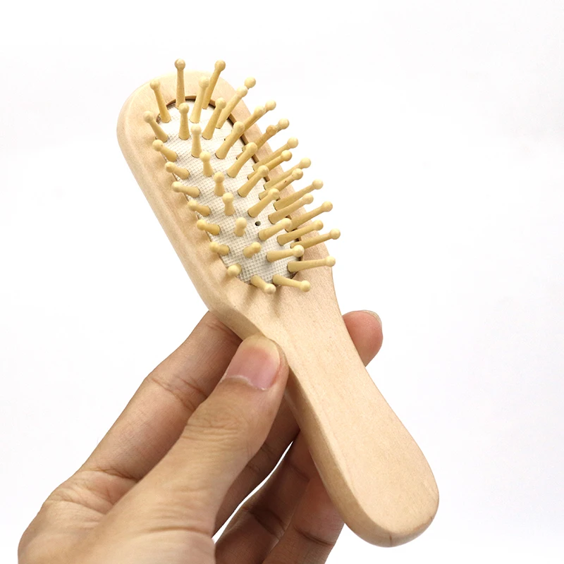 Щетка для волос деревянная новорожденных Органическая