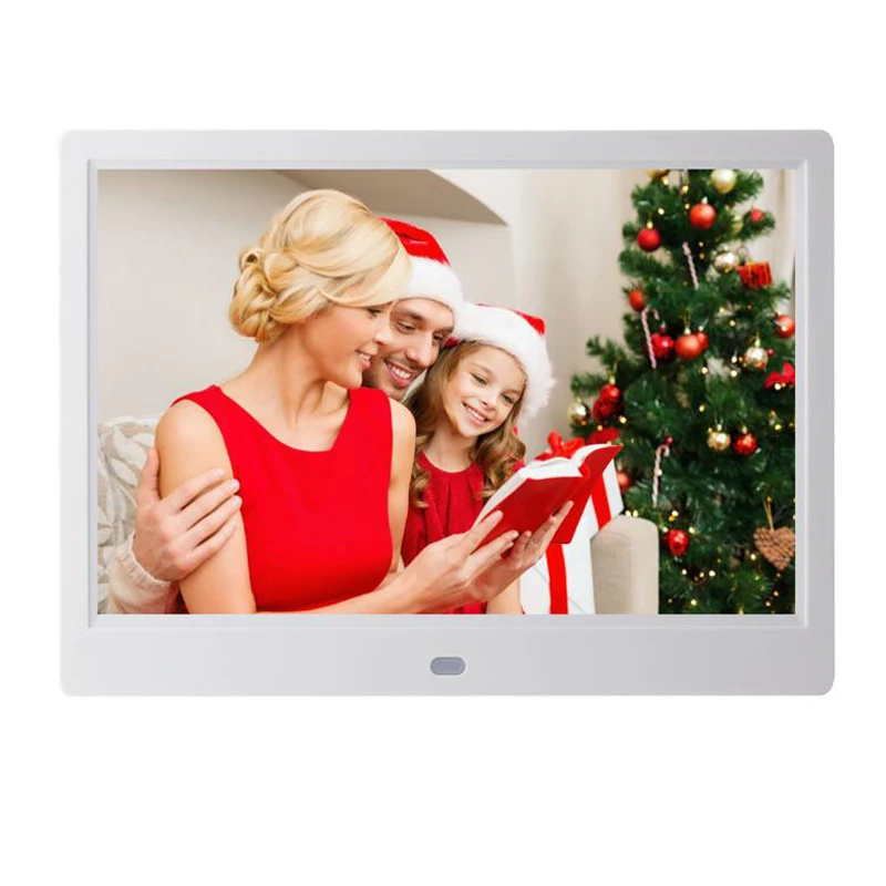 Ips 10 дюймовая цифровая фоторамка Full-View Экран фотоальбом 1280*800 часы календарь видео плеер