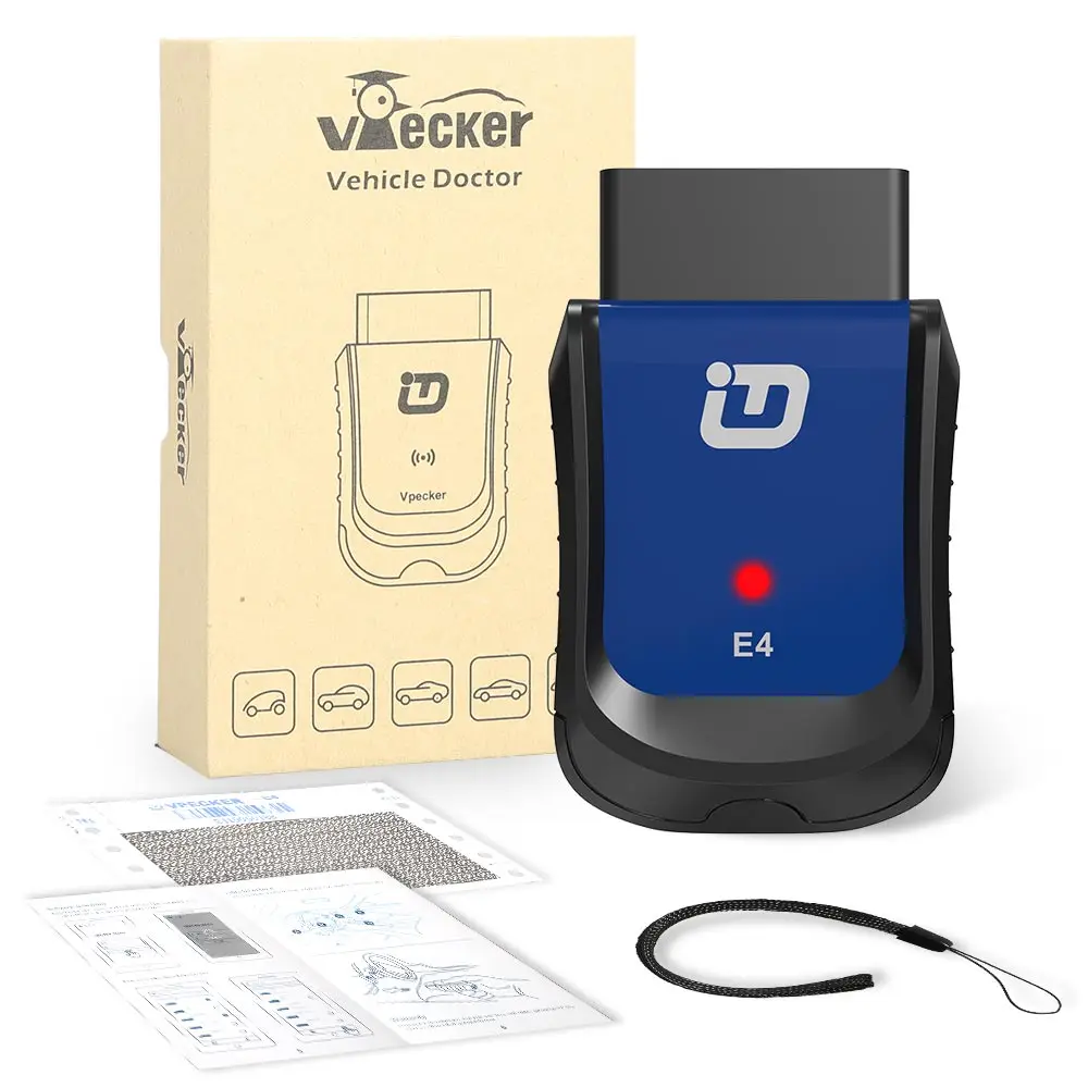 

VPECKER E4 Easydiag Full System OBDII Scan Tool for Android for ABS Bleeding/Battery/DPF/EPB/Injector/Oil Reset/TPMS