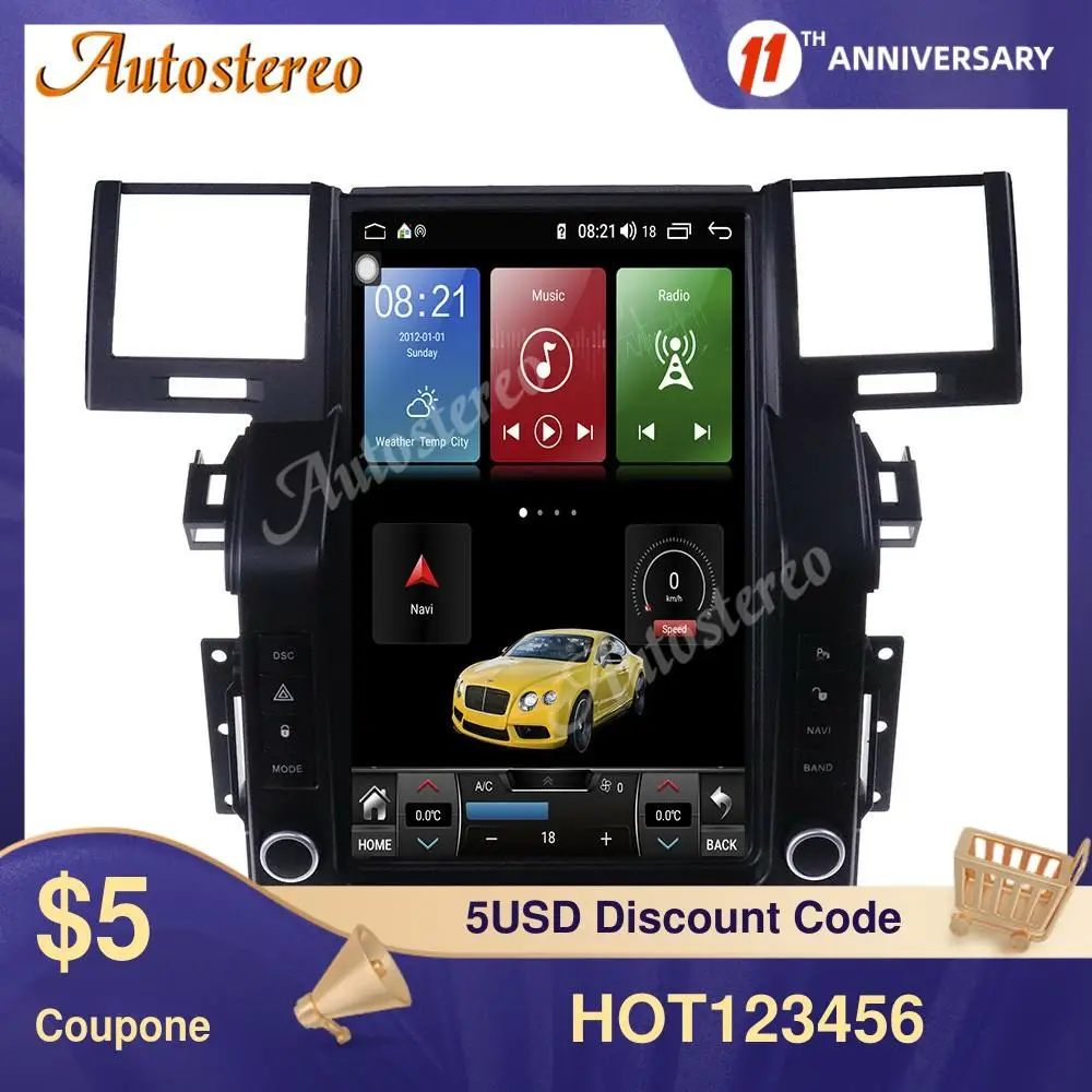 Головное устройство для Land Rover Range 2005 2009 в стиле Tesla Android 10 4 Гб GPS навигация