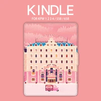 cute cartoon printing e book case for kindle paper white 4 3 2 1 10th generation 2018 cover all new kindle 658 558 2019