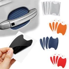 4 шт., наклейка на дверь автомобиля, устойчивые к царапинам, защитная пленка для ручки автомобиля, внешний аксессуар, автомобильный декор, наклейка для автомобиля