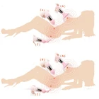 Игрушка секса Вибраторы для языка из трех предметов gourd колено мини AV шток вибрационный массаж оральный секс фетиш, Стимулятор клитора, Секс-игрушки для женщины