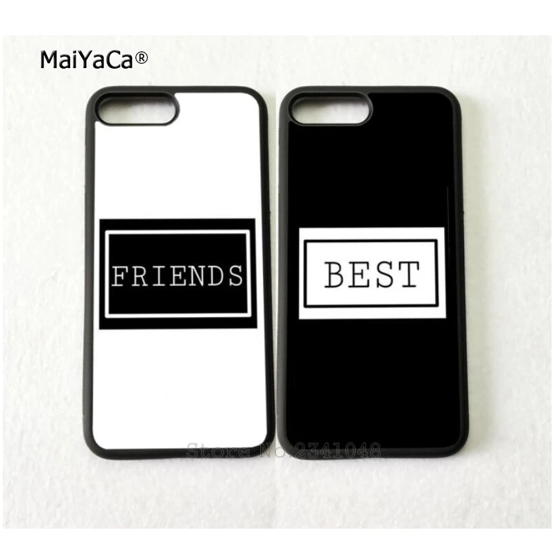 Черные белые чехлы BFF best friends foreve для iPhone 11 pro max 5s se 6 6s 7 8 plus X XR XS MAX|case for iphone|phone casescase