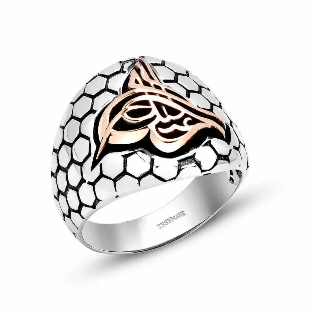 

925 пробы Серебряное Petekli дизайнерское кольцо модели Tuğra