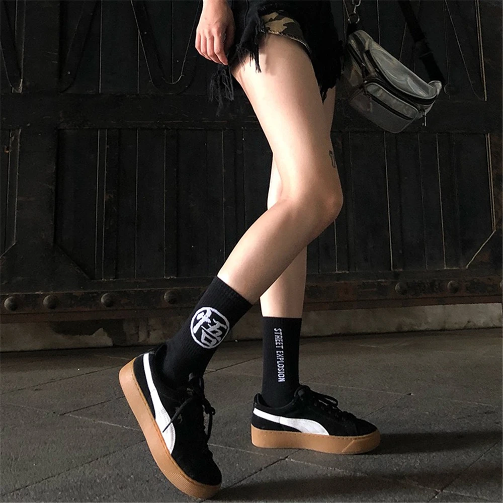 Носки мужские хлопковые с мультяшным принтом японские модные смешные в стиле