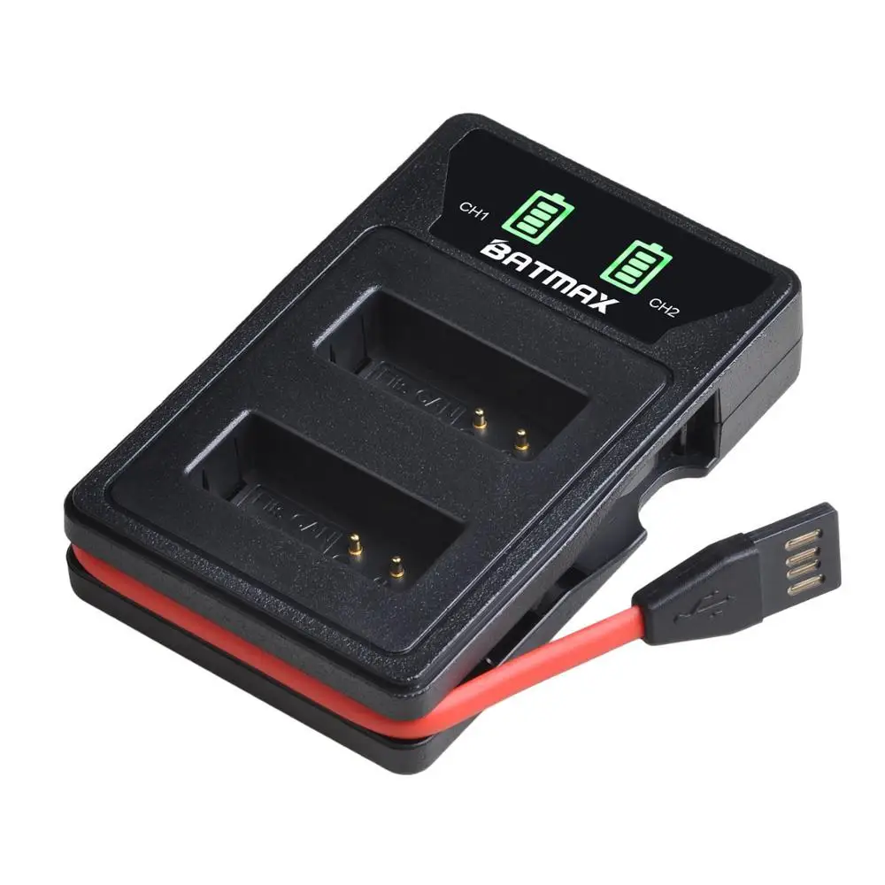 Аккумулятор Batmax LP-E12 LPE12 + двойное зарядное устройство со светодиодной подсветкой