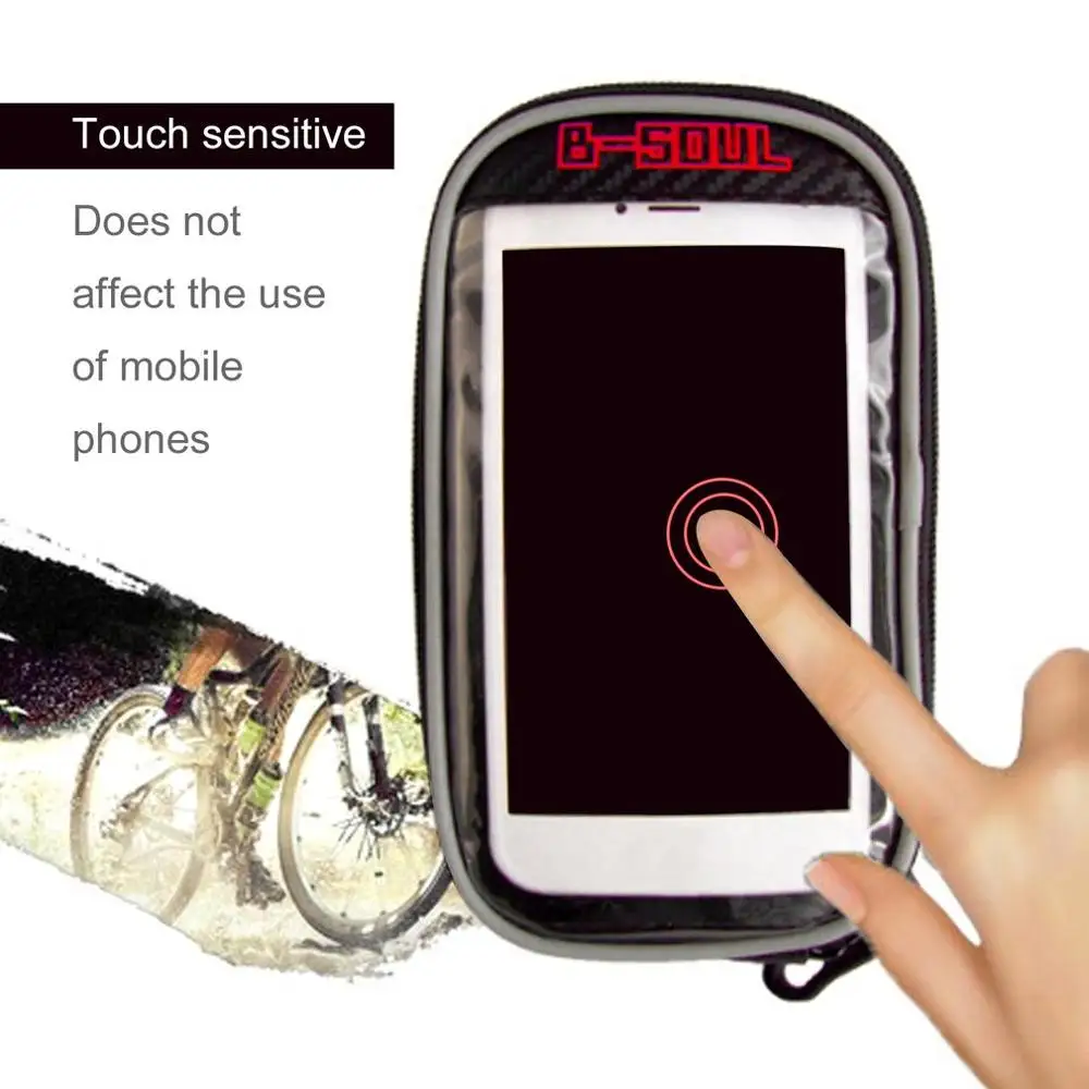 Водонепроницаемая велосипедная сумка Передняя верхняя седельная для 4 8 дюйма/5 5