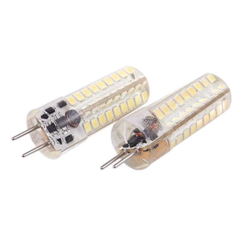 2x 6.5W GY6.35 LED Bulbs 72 2835 SMD 320lm 50W Halogen Lamps Equivalent Dimmable Pure White 6000K 360 Degree Beam Angle Sili | Освещение