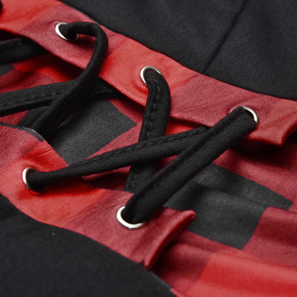 Осеннее женское платье 2020 женские рубашки в готическом клетку женская туника для