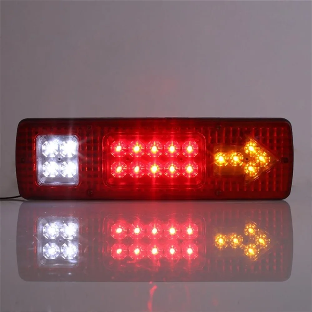 

1pcs Electronic rear tail light 12v24v car rear tail light 19LED electronic rear tail light arrow tail light