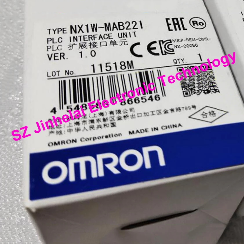 

Новый и оригинальный NX1W-MAB221 OMRON PLC интерфейс