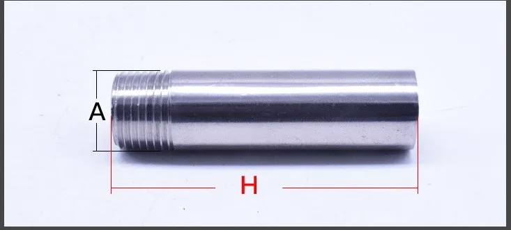 SS 304 нержавеющая сталь 100 мм длина соединения воды 1/4 &quot3/8&quot 1/2 &quot3/4&quot 1 &quot1 1/4&quot