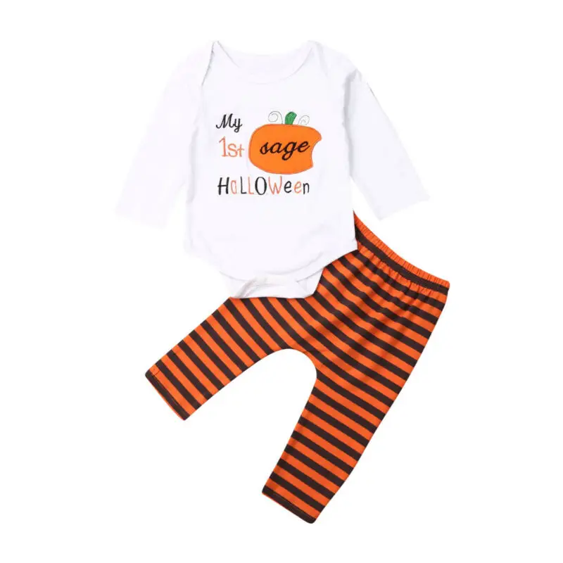 Комплект из 2 предметов коллекция 2020 года брендовый Ромпер на Хэллоуин для