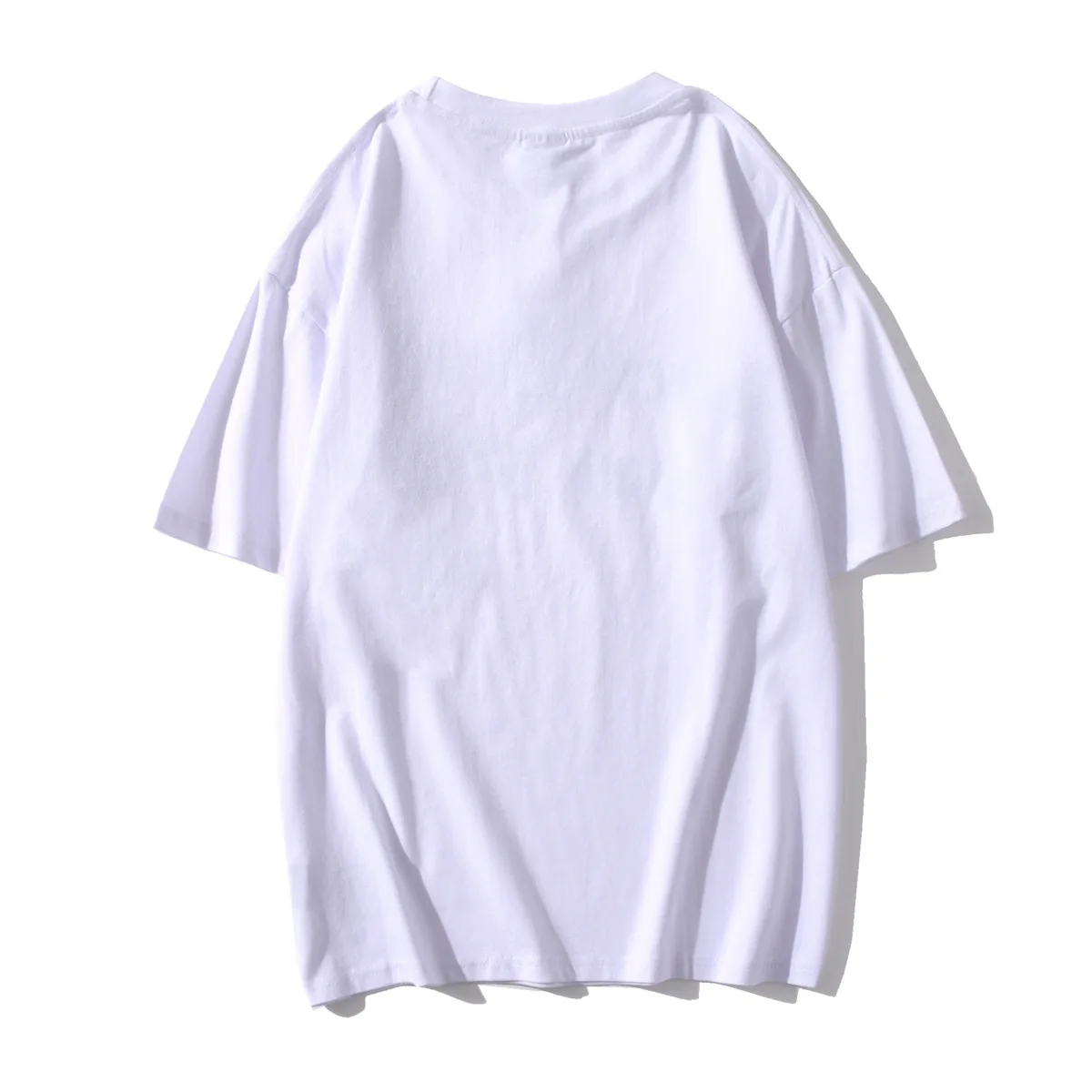 

2021 Summer New Men's Fashion T-Shirts For Men And Women With Front Letter Printing High Street High-Quality Pure Cotton T-Shirt