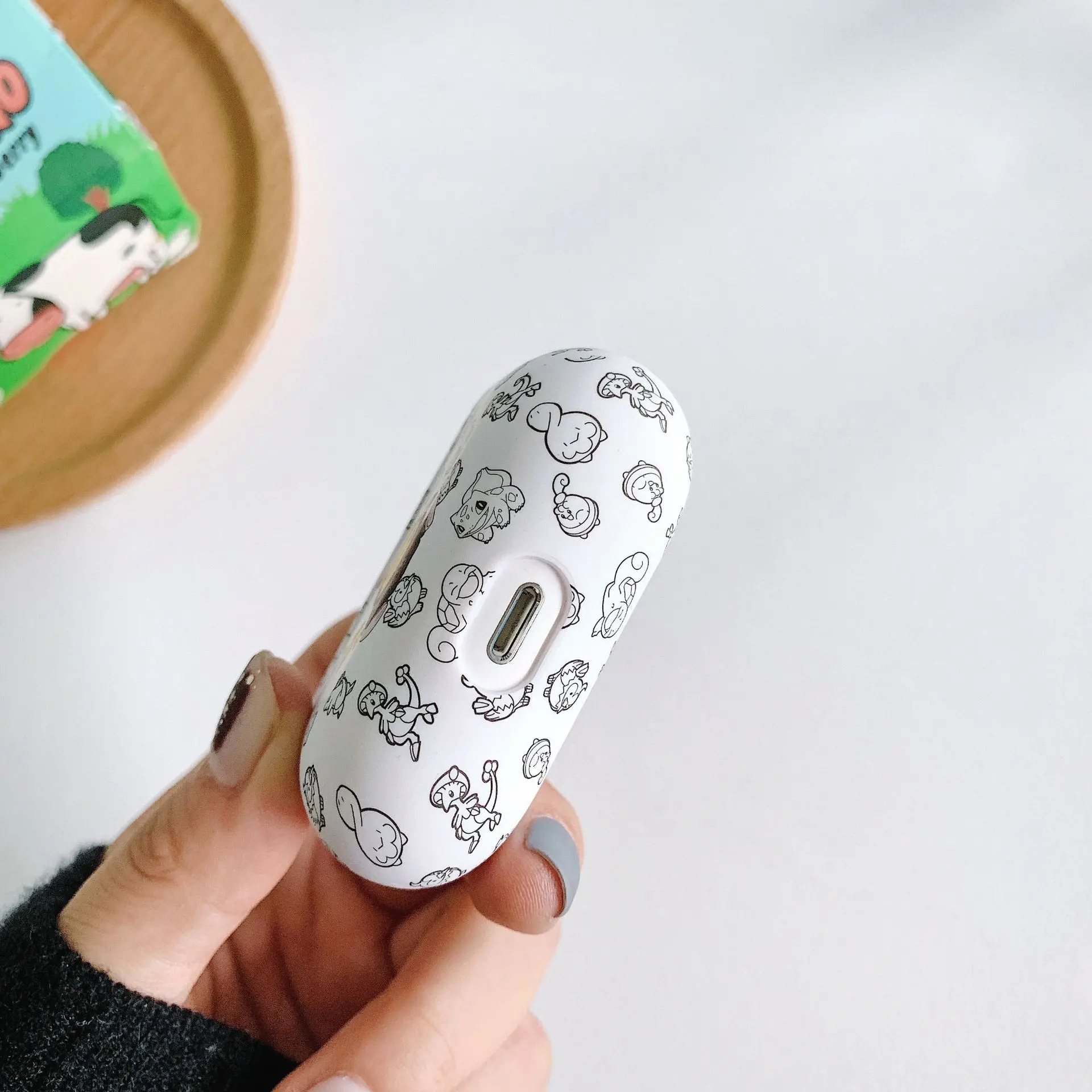 Индивидуальный Bluetooth футляр для наушников Airpods Pro креативный мультяшный