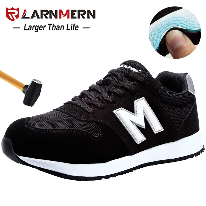 MODYF Мужская Черная Рабочая безопасная обувь стальной носок для мужчин